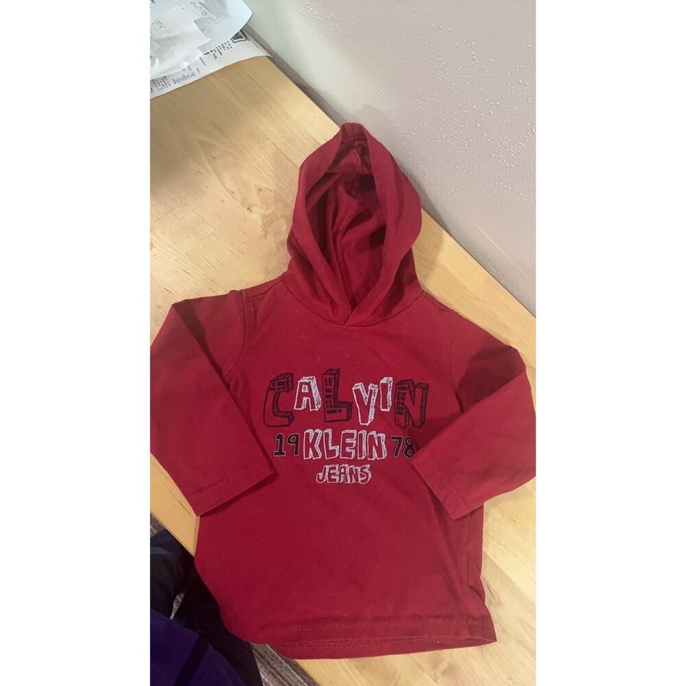 Calvin Klein Jeans Red Hoodie for Kids 18M